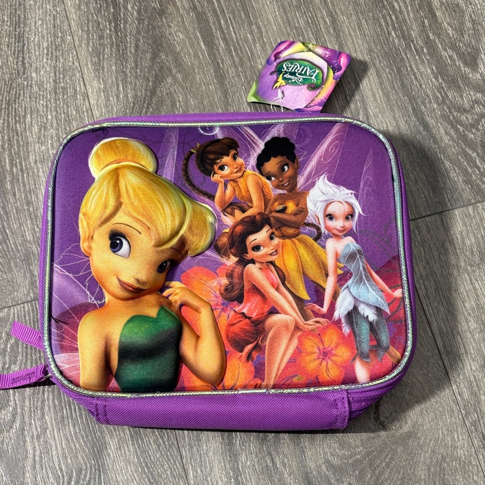 Purple Tinker Bell & Friends Kids Lunch Box